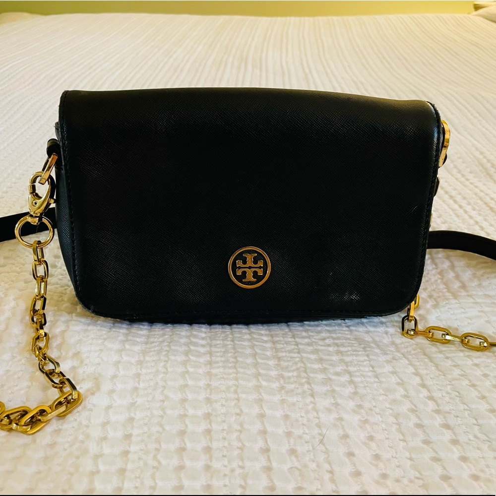 Black Tory Burch Crossbody Purse